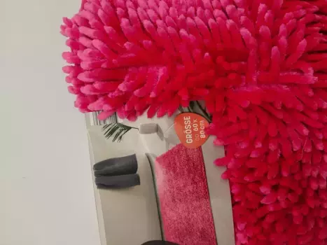 Коврик для ванной KOFUR Handelsgesellschaft mbH, красный