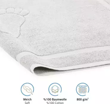 Коврик для ванной Komfortec, белый