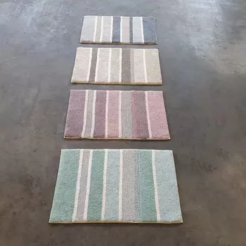 Коврик для ванной комнаты PHP Home Philosophy Paloma With Non-slip, 55100 см, голубой/мультиколор