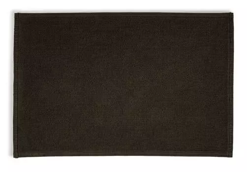 Коврик для ванной комнаты Rhomtuft однотонный квадратный 60 x 90 см цвет мокко, коричневый