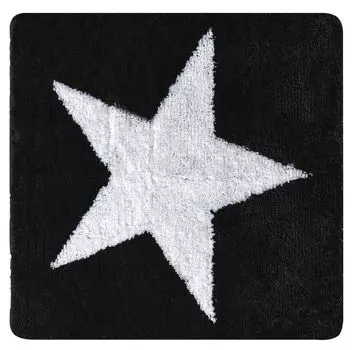 Коврик для ванной комнаты Ridder Star 55x50 см черный 712817