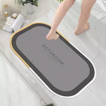 Коврик для ванной комнаты Tuitoonm, темно-серый