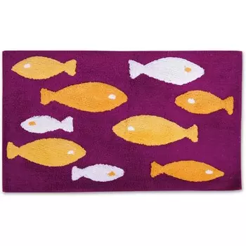 Коврик для ванной, коврик для ванной размером 60х120см, цвет: фиолетовый Pro Home