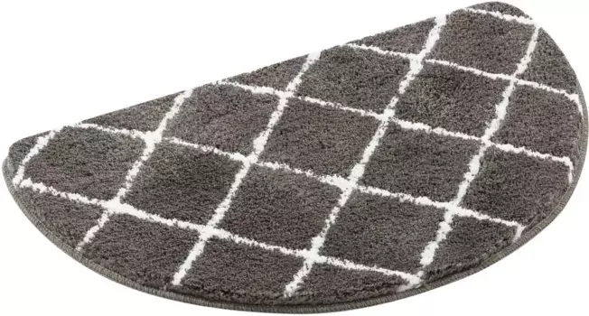 Коврик для ванной Leonique "Bella" круглый ( 80 см), серый