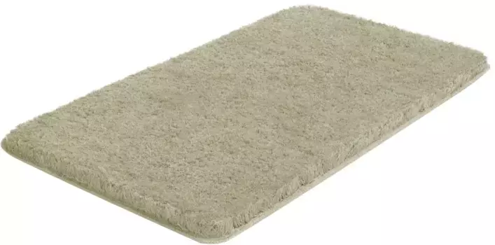 Коврик для ванной Leonique "Порто, очень тонкий ворс", высота 30 мм, с противоскользящим покрытием круглый ( 80 см), цвет sand