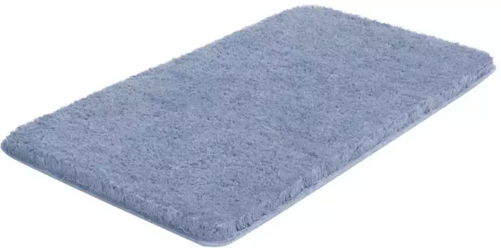 Коврик для ванной Leonique "Порто, очень тонкий ворс", высота 30 мм, с противоскользящим покрытием прямоугольный (70х110 см), синий