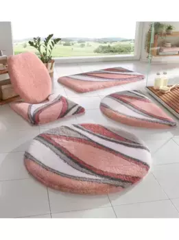 Коврик для ванной Little Cloud Kleine Wolke прямоугольный 50х90 см, цвет ros