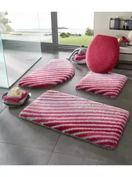 Коврик для ванной Little Cloud Kleine Wolke круглый (50х90 см), цвет steingrau-erika