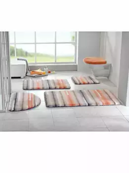 Коврик для ванной Little Cloud Kleine Wolke Шаблон унитаза с вырезом (50х50 см), цвет terrakotta