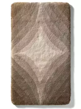 Коврик для ванной Little Cloud Kleine Wolke Шаблон унитаза с вырезом (50х50 см), бежевый