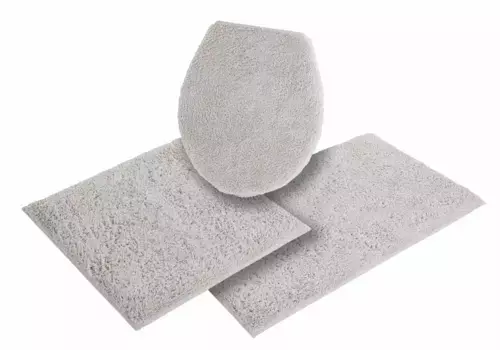 Коврик для ванной "Maren" для дома Home affaire 3 шт. Подвесной туалетный гарнитур, серый