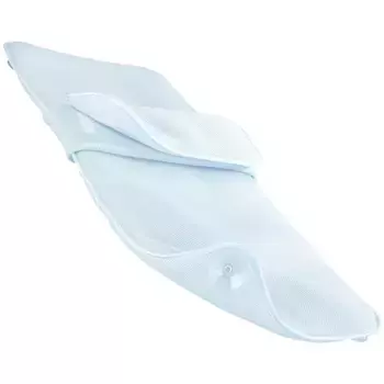 Коврик для ванной Maximex «вставка для ванны», высота 20 мм, быстросохнущий, с подушкой, из снимающей давление полиэстеровой ткани с 3D сеткой, цвет Eisblau