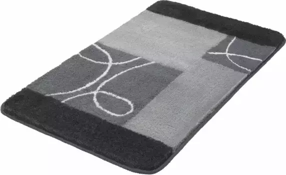 Коврик для ванной MEUSCH "Кудрявый" с противоскользящим покрытием 60х100 см, цвет schiefer