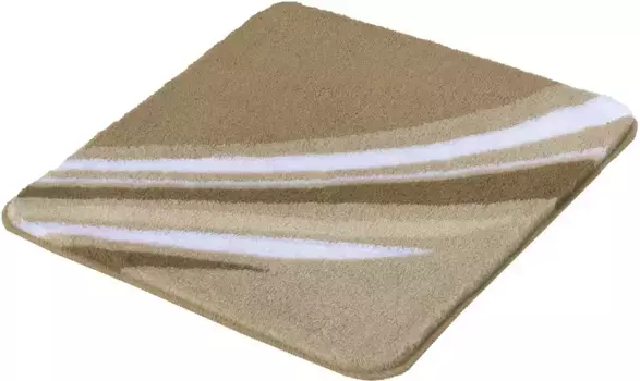 Коврик для ванной MEUSCH "Lyra" прямоугольный (70х120 см), бежевый