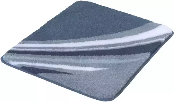 Коврик для ванной MEUSCH "Lyra" прямоугольный (55х65 см), синий
