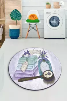 Коврик для ванной Mijolnir, фиолетовый