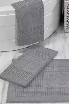 Коврик для ванной Mijolnir, серый