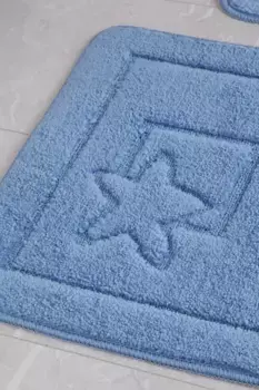 Коврик для ванной Mijolnir, синий