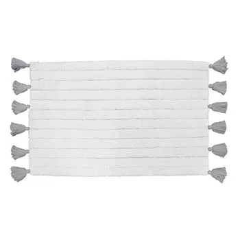 Коврик для ванной MINATIS, 100% хлопок, с бахромой, 50 х 80 см Douceur d'interieur