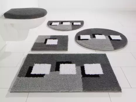 Коврик для ванной "мой дом" Ada " My home прямоугольный (60х100 см), цвет anthrazit