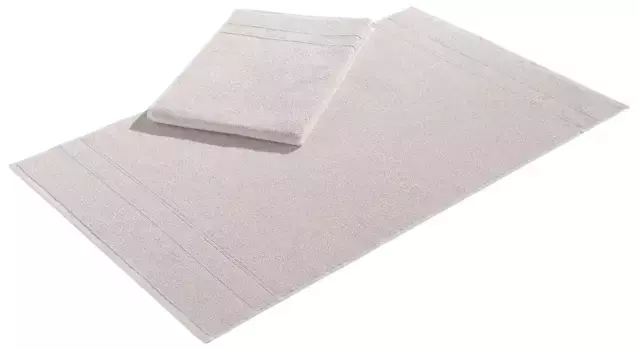 Коврик для ванной "Мой дом" "Инга", высота 4 мм, можно использовать с обеих сторон, быстросохнущий, износостойкий My home прямоугольный (60х130 см), светло-серый