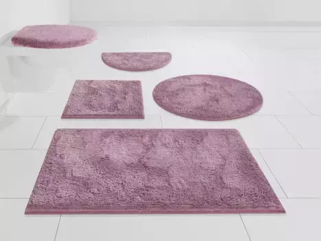 Коврик для ванной "мой дом" Jos " My home полукруглый (50х80 см), цвет purple