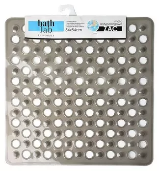 Коврик для ванной Mondex ZAC, 54x1x1x54 см, бежевый