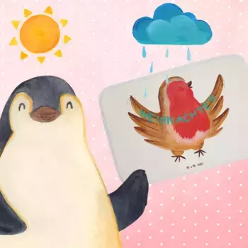 Коврик для ванной Mr. & Mrs. Panda, белый