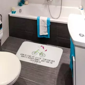 Коврик для ванной Mr. & Mrs. Panda, белый