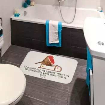 Коврик для ванной Mr. & Mrs. Panda, белый