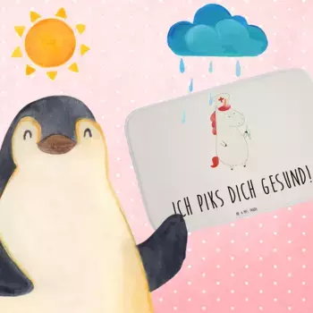 Коврик для ванной Mr. & Mrs. Panda, белый