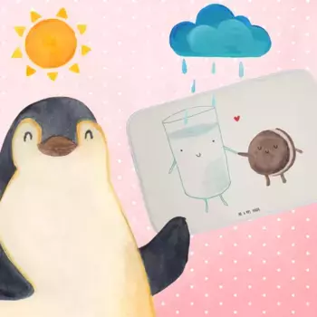 Коврик для ванной Mr. & Mrs. Panda, белый