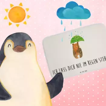 Коврик для ванной Mr. & Mrs. Panda, белый