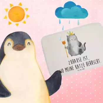 Коврик для ванной Mr. & Mrs. Panda, белый