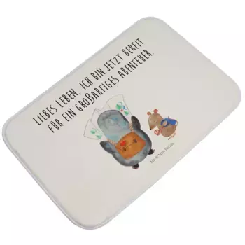 Коврик для ванной Mr. & Mrs. Panda, белый