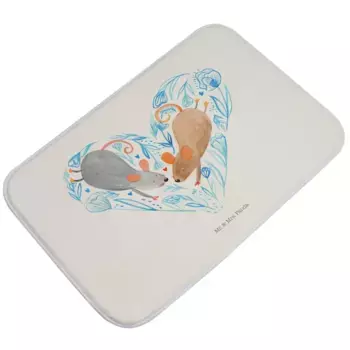 Коврик для ванной Mr. & Mrs. Panda, белый