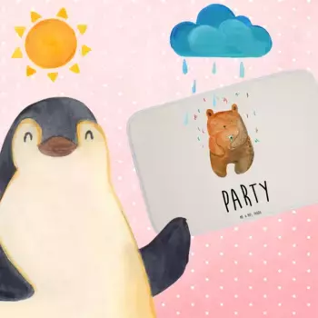 Коврик для ванной Mr. & Mrs. Panda, белый