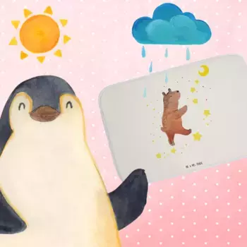 Коврик для ванной Mr. & Mrs. Panda, белый