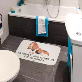 Коврик для ванной Mr. & Mrs. Panda, белый