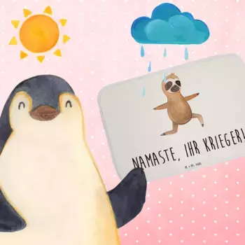 Коврик для ванной Mr. & Mrs. Panda, белый