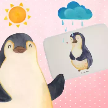 Коврик для ванной Mr. & Mrs. Panda, белый