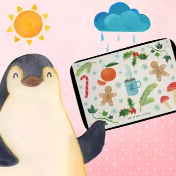 Коврик для ванной Mr. & Mrs. Panda, белый