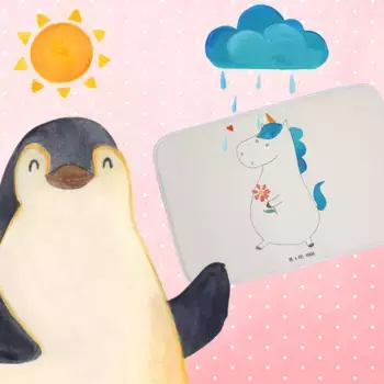 Коврик для ванной Mr. & Mrs. Panda, белый