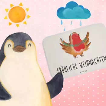 Коврик для ванной Mr. & Mrs. Panda, белый