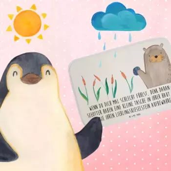 Коврик для ванной Mr. & Mrs. Panda, белый