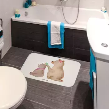 Коврик для ванной Mr. & Mrs. Panda, белый