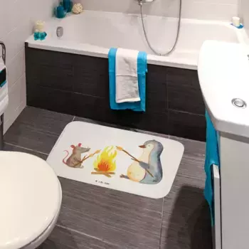 Коврик для ванной Mr. & Mrs. Panda, белый