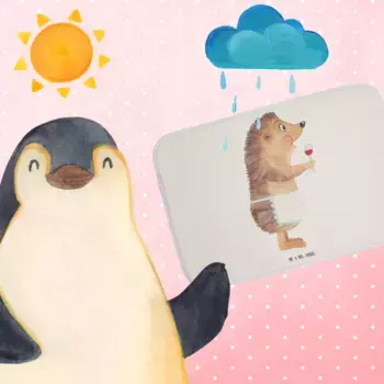 Коврик для ванной Mr. & Mrs. Panda, белый