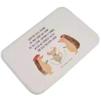 Коврик для ванной Mr. & Mrs. Panda, белый