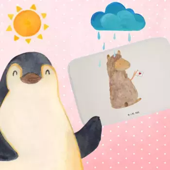 Коврик для ванной Mr. & Mrs. Panda, белый